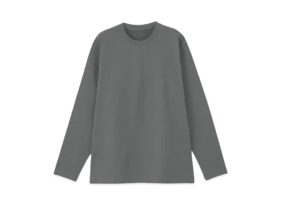 Goldwin High Gauge Inlay Long Sleeve T-Shirt (Unisex) "Cloud Gray"