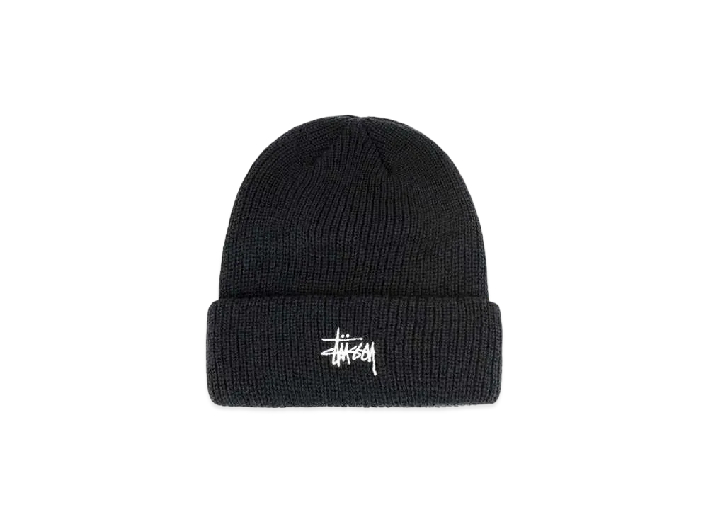 ステューシー ベーシック カフ ビーニー "ブラック" 1321019