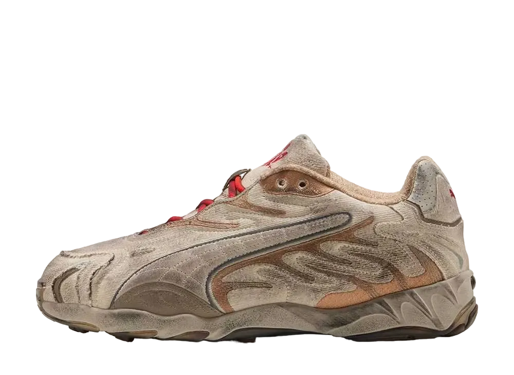 A$AP Rocky × Puma Inhale Distressed "Tan/Bronze/Red"