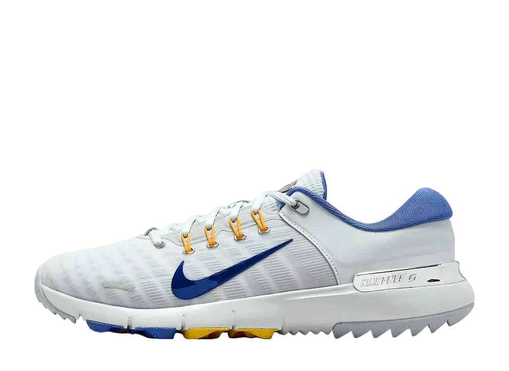 Nike Free Golf "Pure Platinum/University Gold/Wolf Grey/Astronomy Blue" (Extra Wide)