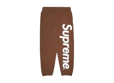 Supreme Satin Applique Sweatpant "Brown" (24FW)