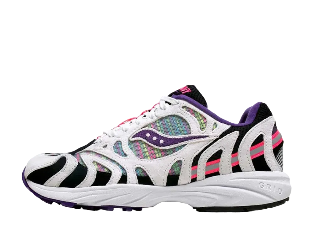 サッカニー グリッド アズーラ2000 "ホワイト/ブラック/ネオン"