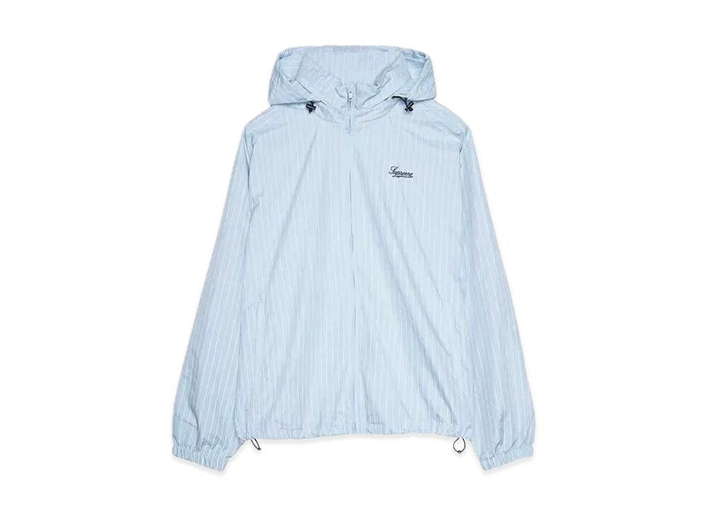 Supreme Reflective Pinstripe Track Jacket "Light Blue"