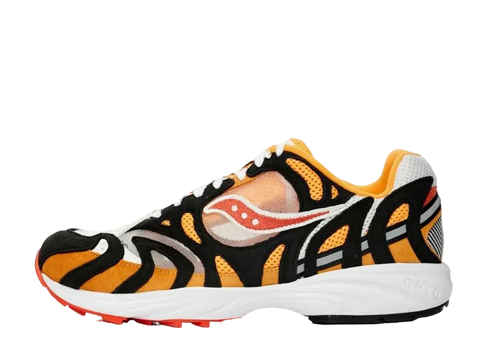 サッカニー グリッド アズーラ2000 "ホワイト/オレンジ/ブラック"