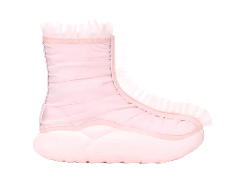 コリーナストラーダ × アグ ウィメンズ ラッフル ブーツ ショート "シーシェルピンク"