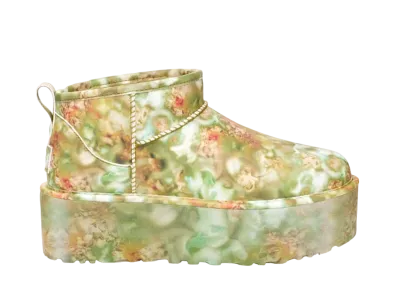 Collina Strada × UGG Women's Ultra Mini Platform "Green Florall"