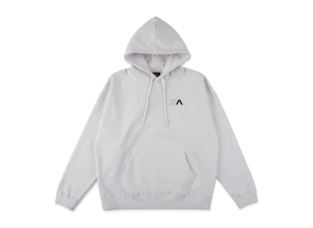 WIND AND SEA x RVCA Hooded Sweatshirt "White"