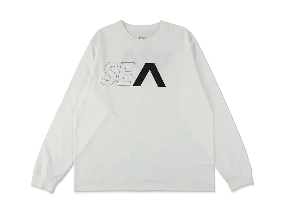WIND AND SEA x RVCA L/S Tee "White"