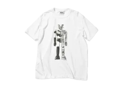 HOMEGAME × シカルナ工房 \ HOME GAME マジンガーZ x BLUEPRINT TEE "WHITE"