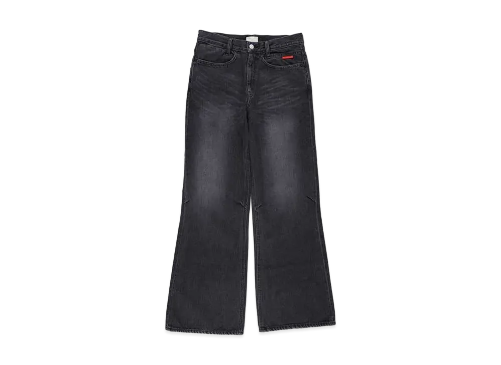 WIND AND SEA Crescent Flare Jean "Black"