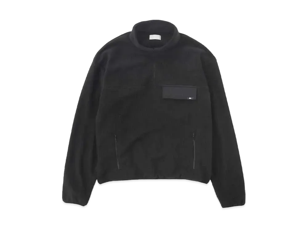 WIND AND SEA Fleece L/S Pullover "Black"