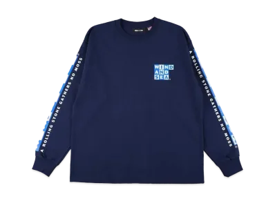 WIND AND SEA Choco L/S Tee "Navy"