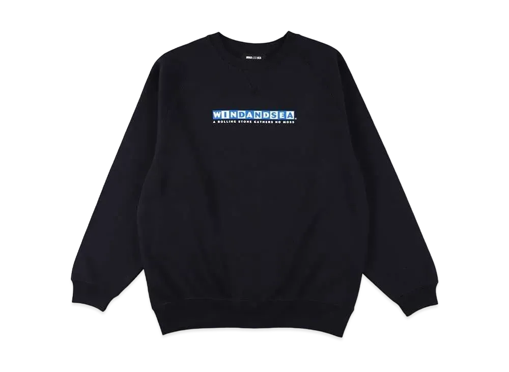 WIND AND SEA Choco Crewneck Sweatshirt "Black"