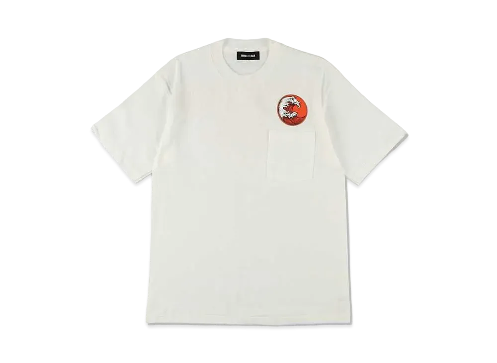WIND AND SEA (Billow Wave) Pocket S/S Tee "White"