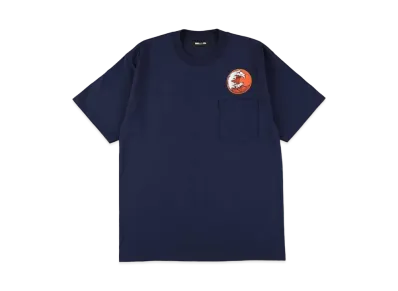 WIND AND SEA (Billow Wave) Pocket S/S Tee "Navy"