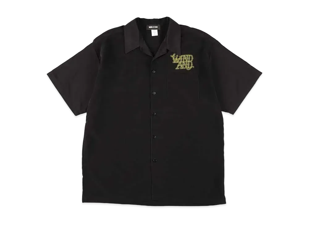 WIND AND SEA Evil Ways Open Collar S/S Shirt "Black"