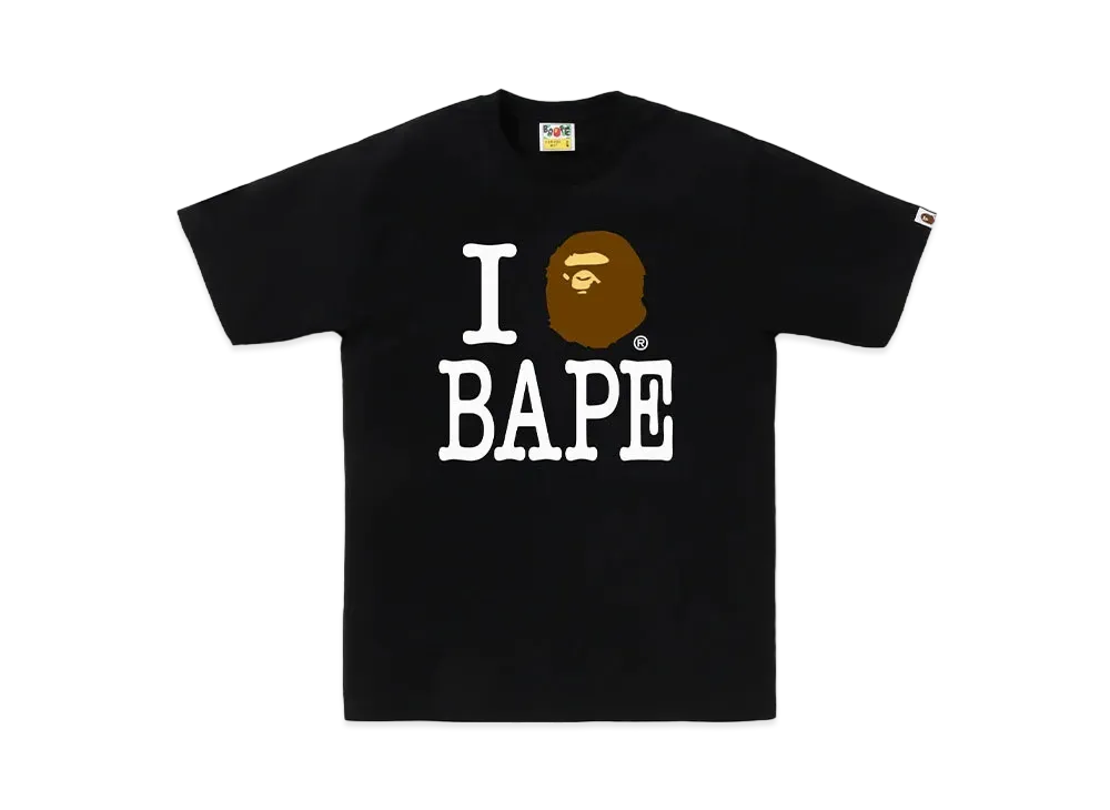A BATHING APE I Love Bape Tee #2 "Black"