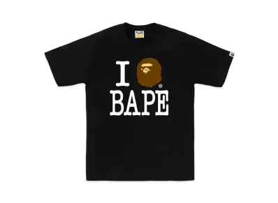 A BATHING APE I Love Bape Tee #2 "Black"