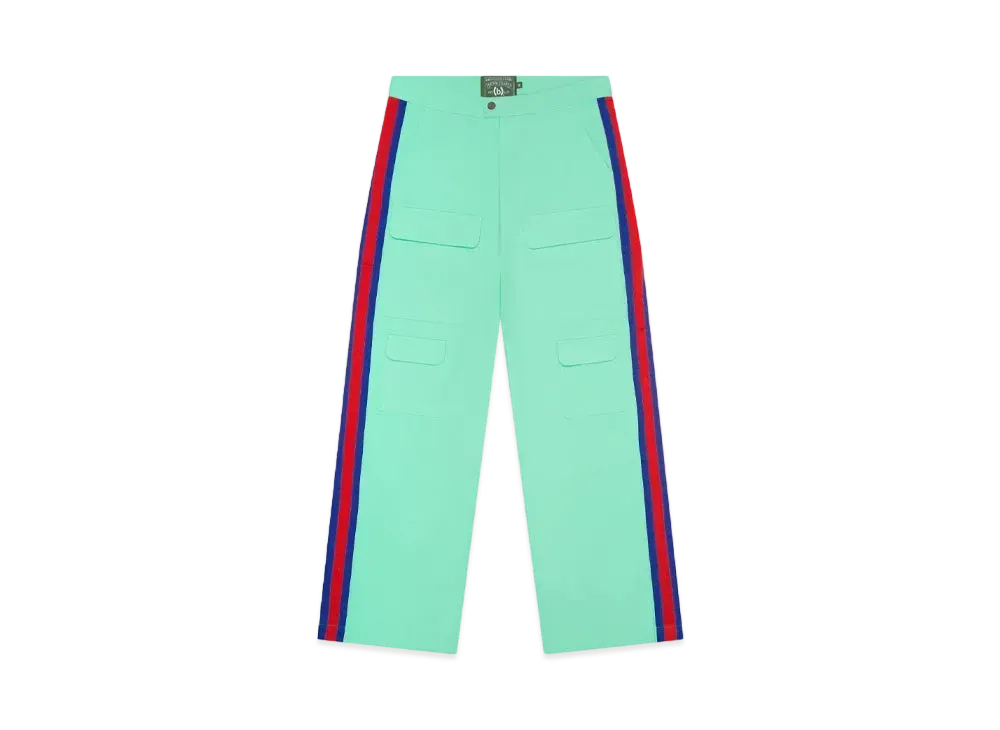 DENIM TEARS x Bstroy Tears Side Stripe Pant "Mint"
