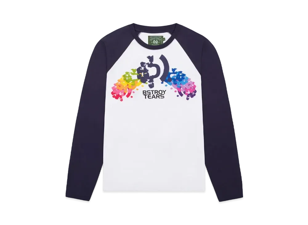 DENIM TEARS x Bstroy Tears Baseball Tee "White"