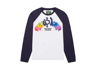 DENIM TEARS x Bstroy Tears Baseball Tee "White"