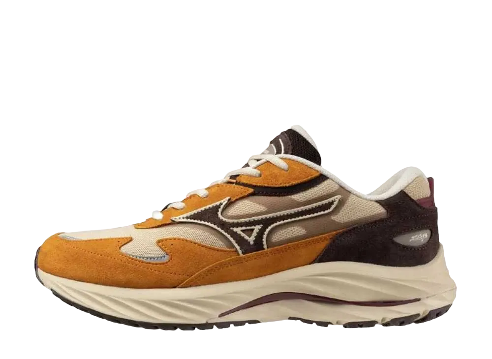ミズノ ウェーブライダー ベータ "オレンジ/ブラウン/ベージュ"
