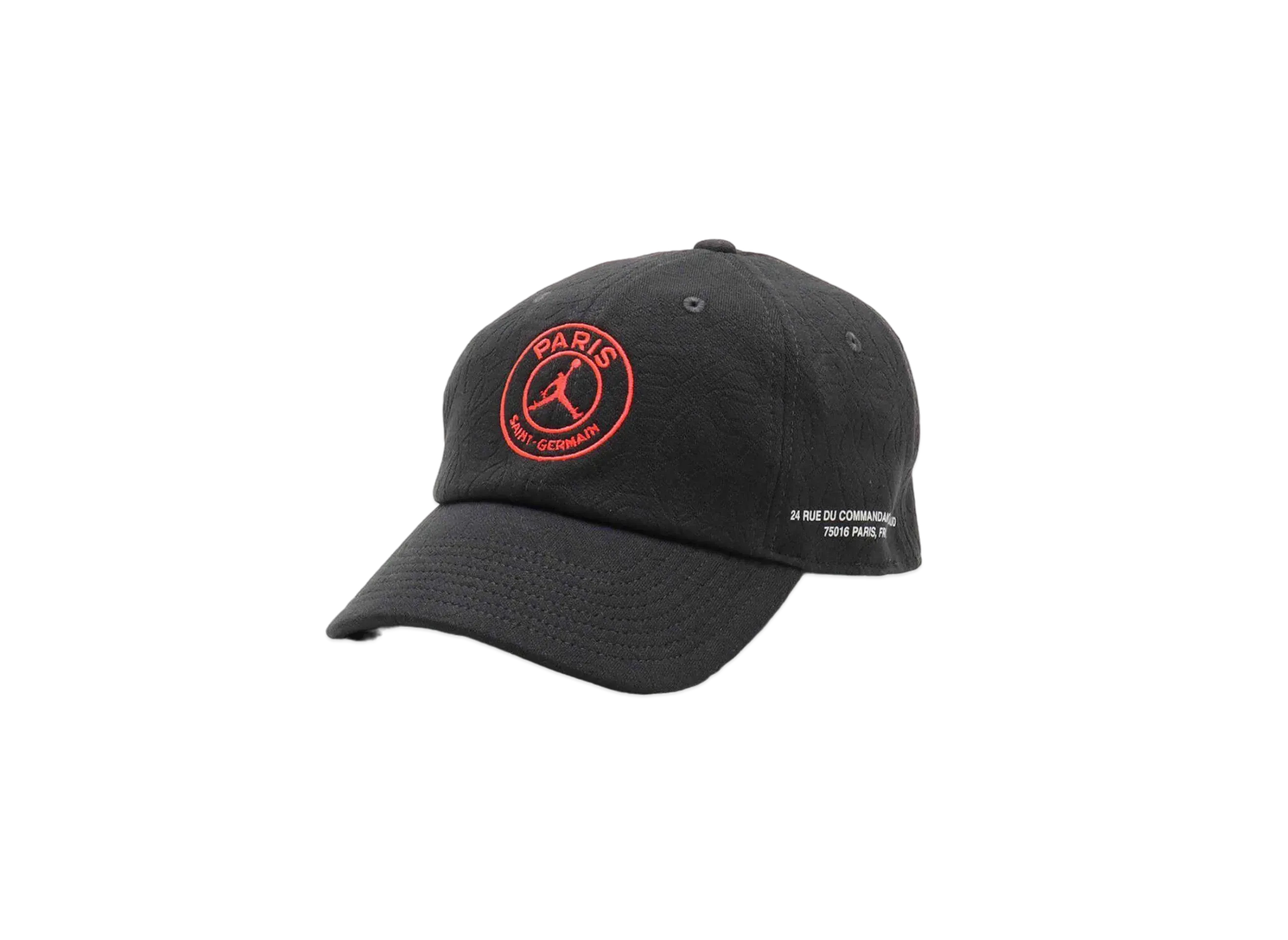 Nike Jordan x PSG U J Club Cap S CB "Off Noir/Sail/Infra Red"