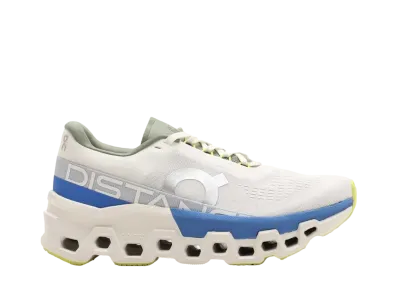 DISTANCE × On Women's Running CloudmOnster 2 "White/Lapis"