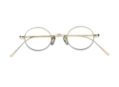 Stylistshibutsu x Kaneko Optical Round Frame Glasses "Luna Gold"