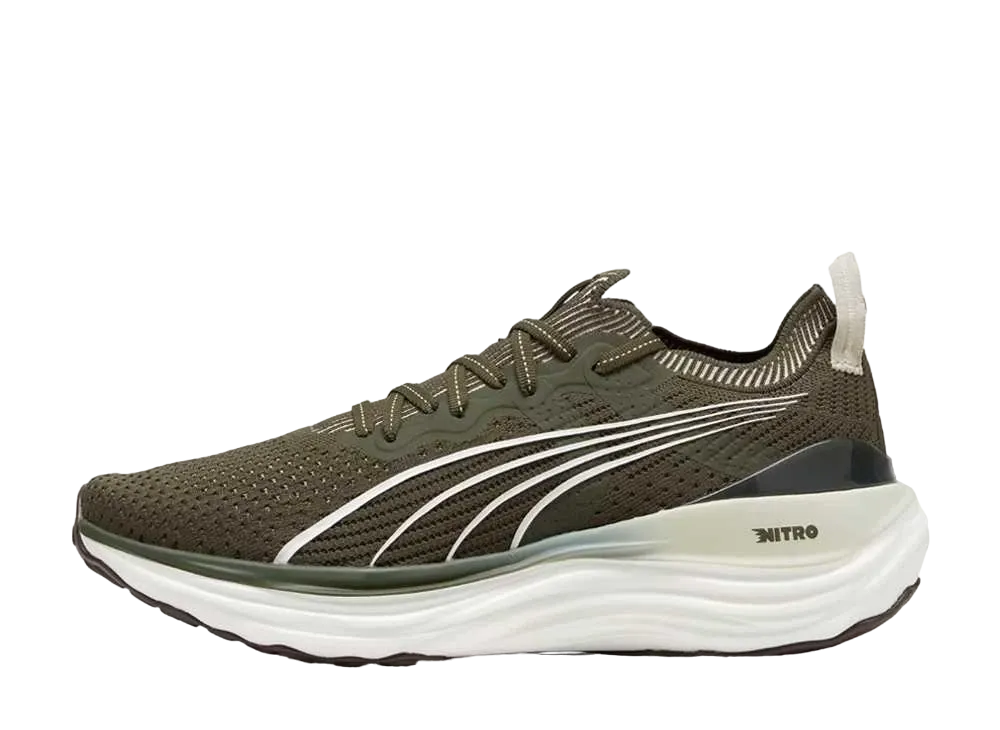 プーマ フォーエバーラン ニトロ "ダークオリーブ/プーマホワイト"