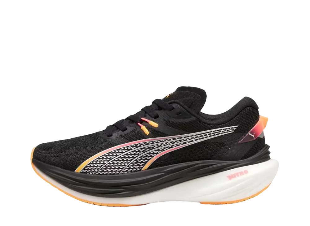プーマ ウィメンズ ディヴィエイト ニトロ3 "プーマブラック/サンセットグロー/サンストリーム"