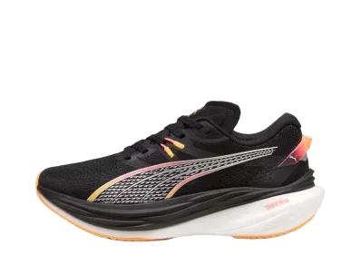 Puma Women's Deviate Nitro 3 "Puma Black/Sunset Glow/Sun Stream"