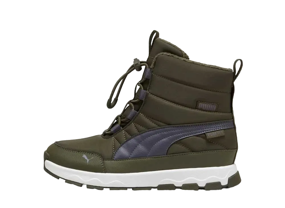 プーマ GS エボルブ ピュアテックス "ダークオリーブ/ギャラクティックグレー/プーマホワイト"