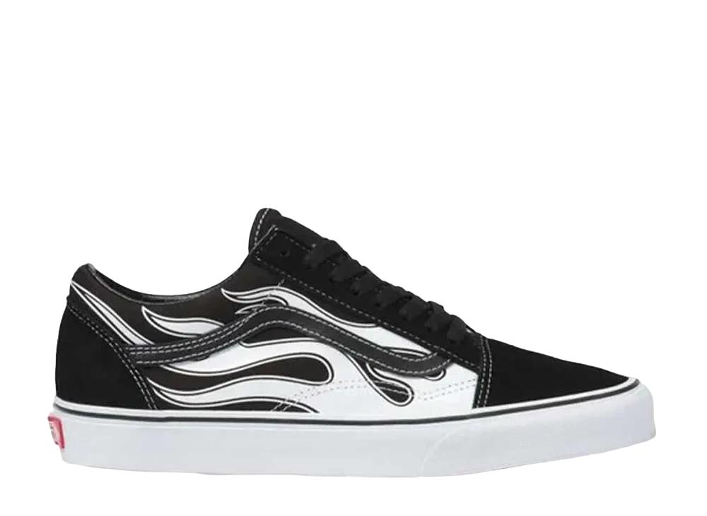 Vans Old Skool "Flame Black/White"