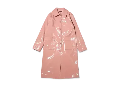 atmos pink x Riehata Belt Tsuki Enamel Coat "Pink"