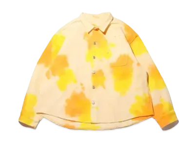 atmos pink Tie-Dye Collar Jacket "Yellow"