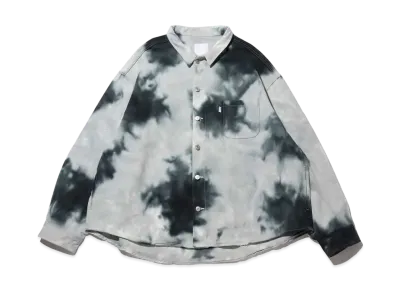 atmos pink Tie-Dye Collar Jacket "Black"