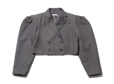 atmos pink Power Shoulder Short Jacket "Gray"