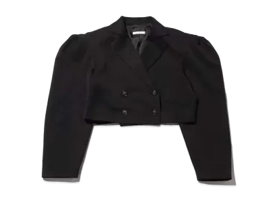 atmos pink Power Shoulder Short Jacket "Black"