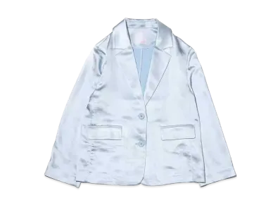 atmos pink Satin Setup Jacket "Blue"