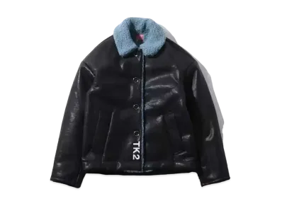 atmos pink x Tk2 Oversize Blouson "Black/Blue"