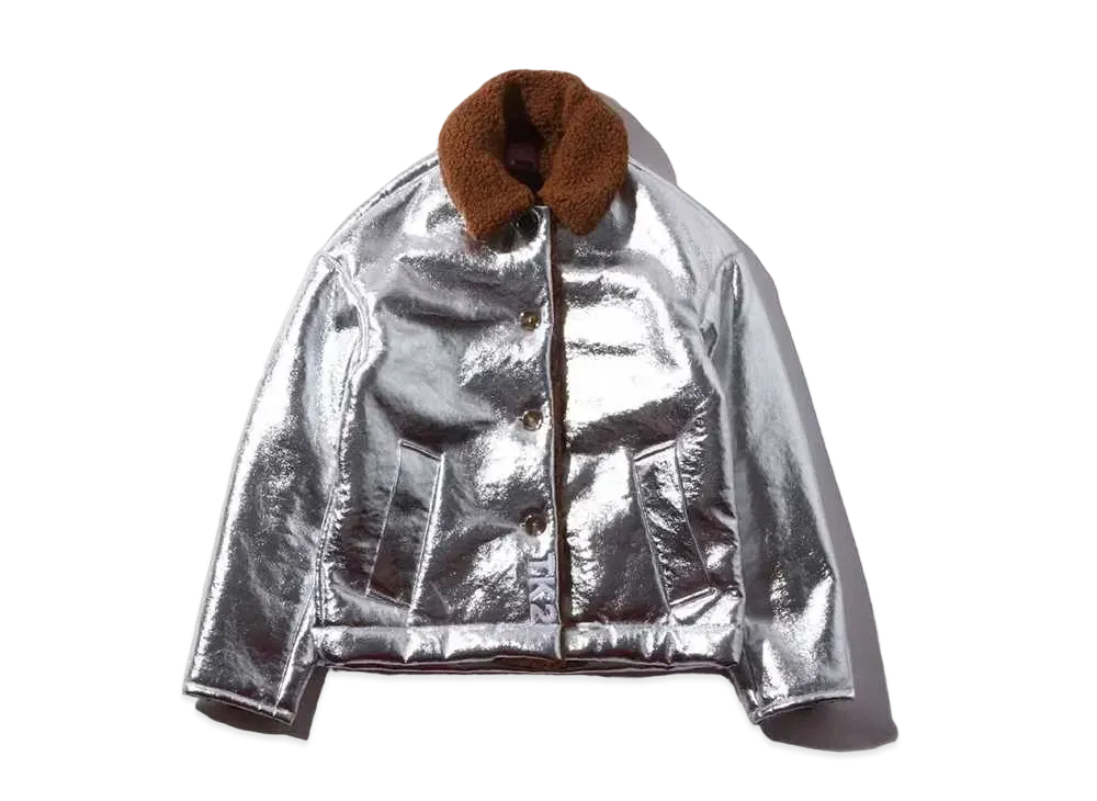 atmos pink x Tk2 Oversize Blouson "Silver/Brown"