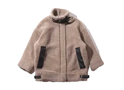 atmos pink Flight Boa Coat "Beige"