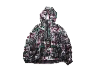 atmos pink Logo Geometric Film Jacket "White/Pink"