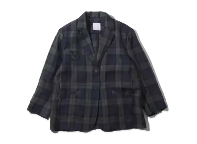 atmos pink Big Linen Jacket Tx "Check"