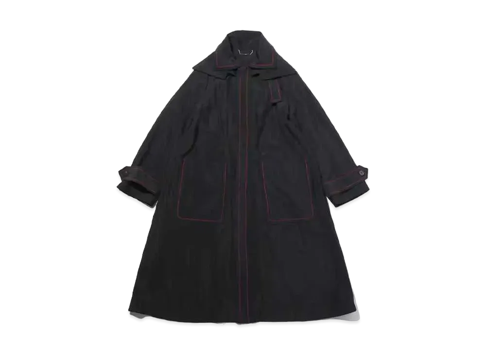 atmos pink High Shock Stitch Long Coat "Black"