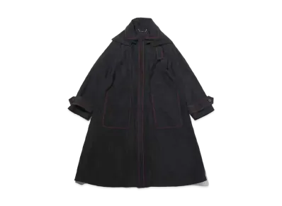 atmos pink High Shock Stitch Long Coat "Black"