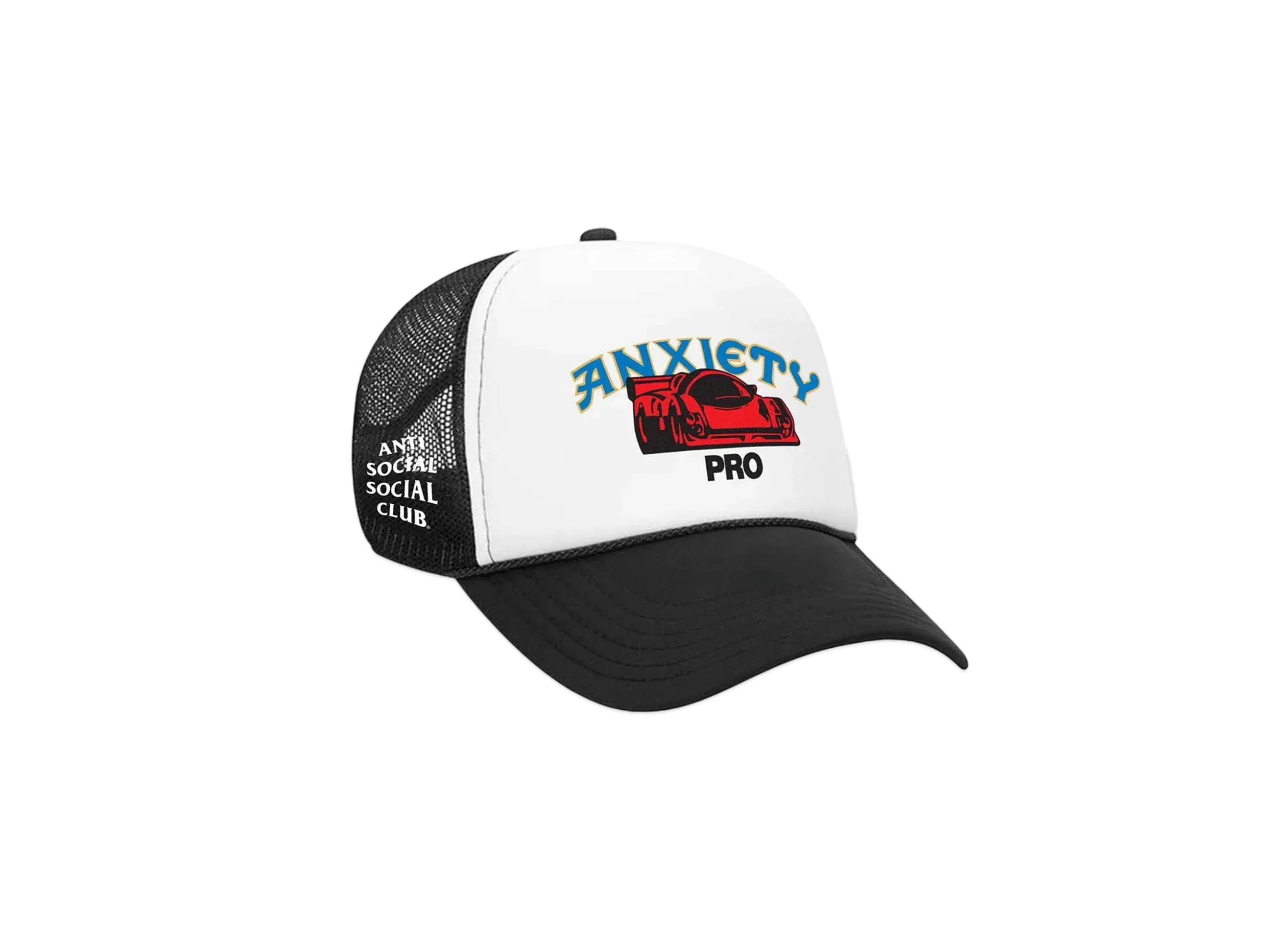 ANTI SOCIAL SOCIAL CLUB Anxiety Pro Trucker Hat "Black/White"