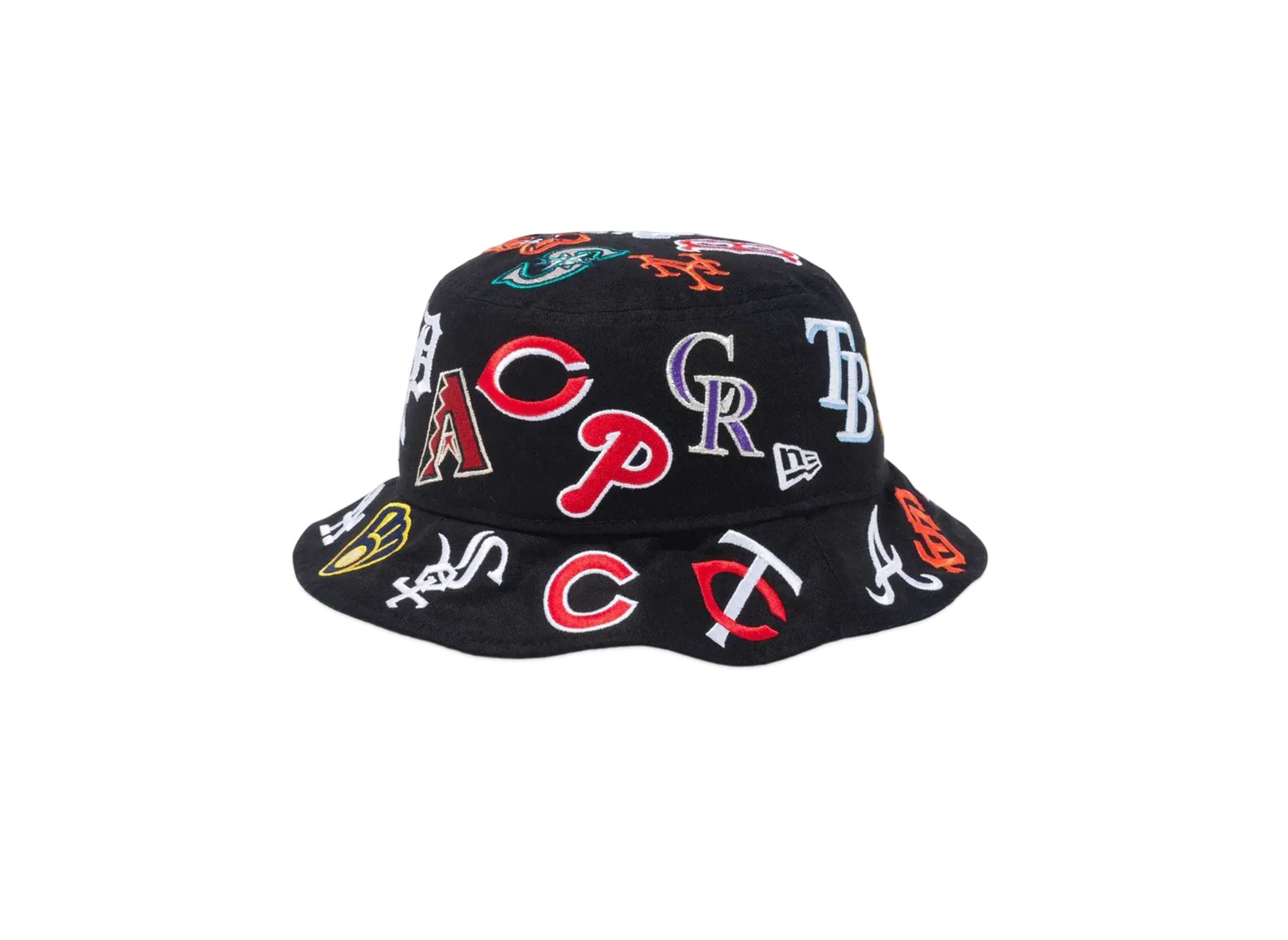 NEW ERA Bucket 01 Team Logo Allover MLB "Black"