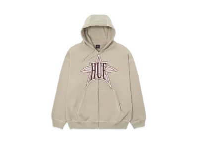 HUF Intergalactic Full Zip Hoodie "Stone"